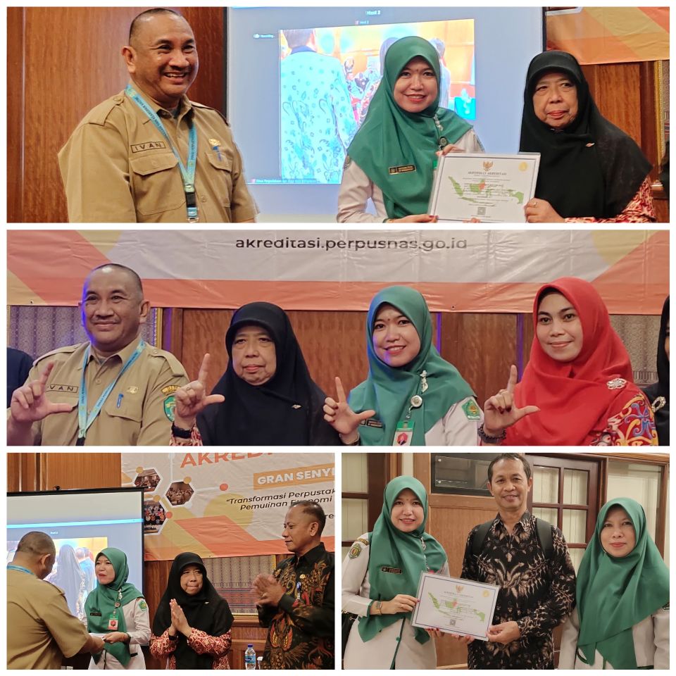 MAN 2 Kukar Terima Sertifikat Akreditasi Perpustakaan